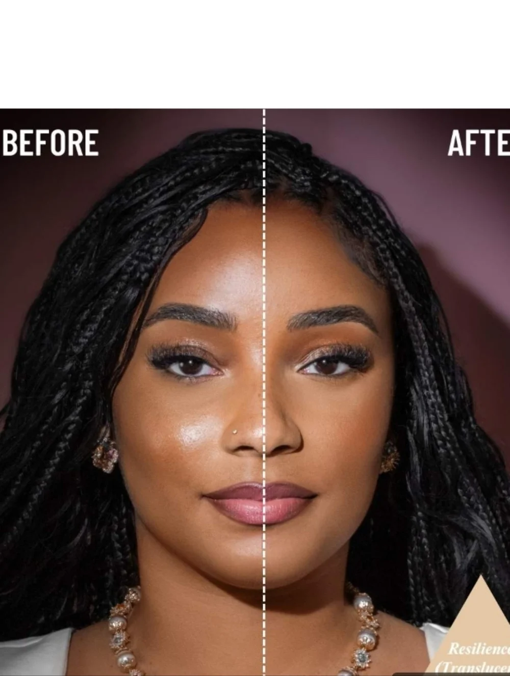 lys Beauty Triple Fix Translucent Setting Powder - Pink & White